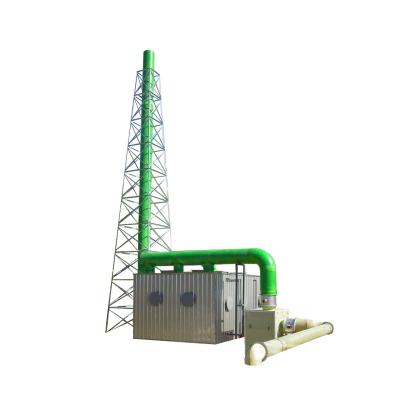 Equipamento de desodorização biológica de resíduos de gases com alta eficiência de tratamento