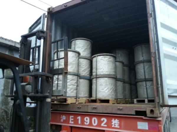 Costa galvanizada bens 1 do cabo de fio de aço 2 polegadas 19 X2.54mm ASTM uma classe de 475 EHS um revestimento