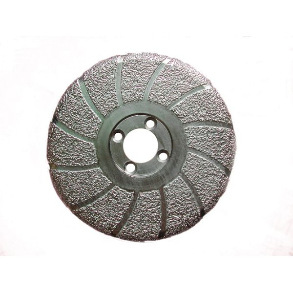 Vacuum Brazed Metal Bonded Diamond Grinding Wheel For Concrete / Masonry Surface
