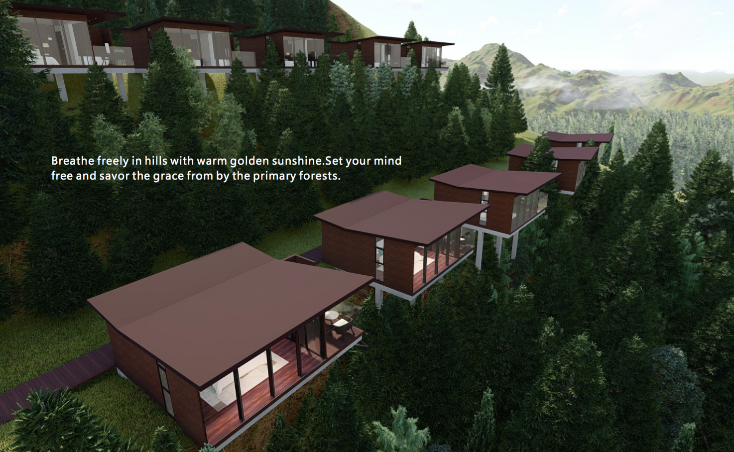 Cottage Prefab Timber Homes , Prefabricated Wooden Houses With Open Area Bathroom