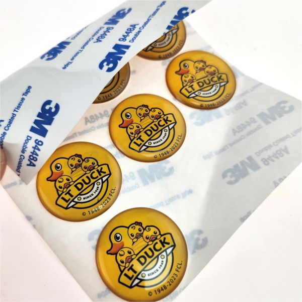 Logotipos de la marca Adhesivos de cúpula de epoxi 3M Impresión de adhesivos de plástico