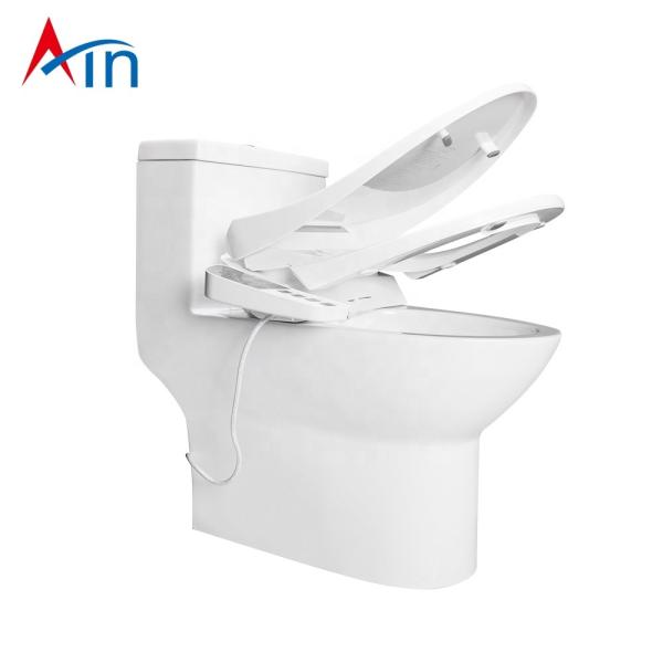 Plastic automatic toilet lid,easy installation toilet seat lid, intelligent smart heating toilet seat lid cover
