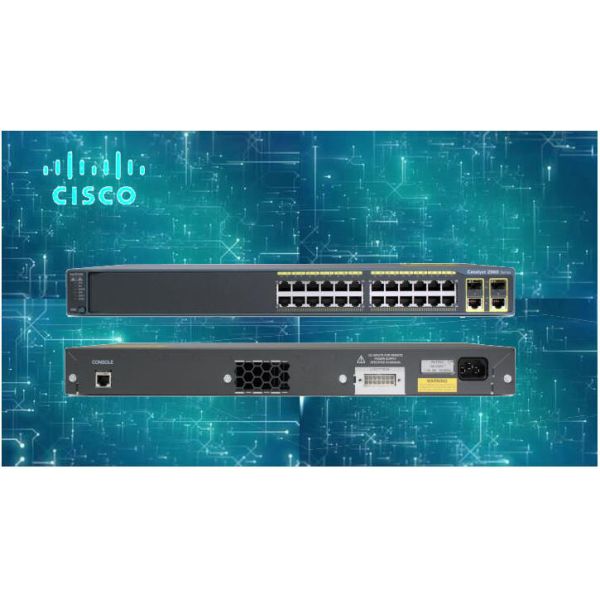 Desktop Gigabit Ethernet Switch 48 Port WS-C2960X-48TS-L 4.4 Cm Height