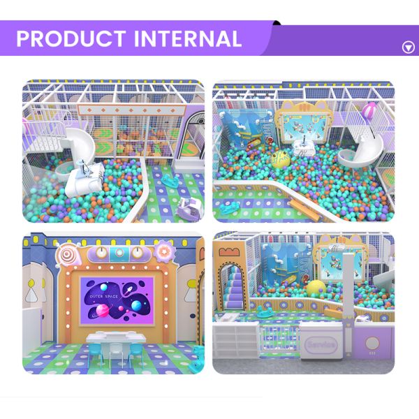 Indoor Playground Rainbow Adventure Paradise