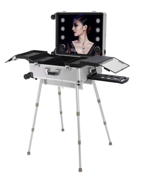 Caso de alumínio profissional da composição de Bluetooth com multi cor clara do tamanho 580 * 450 * 220mm