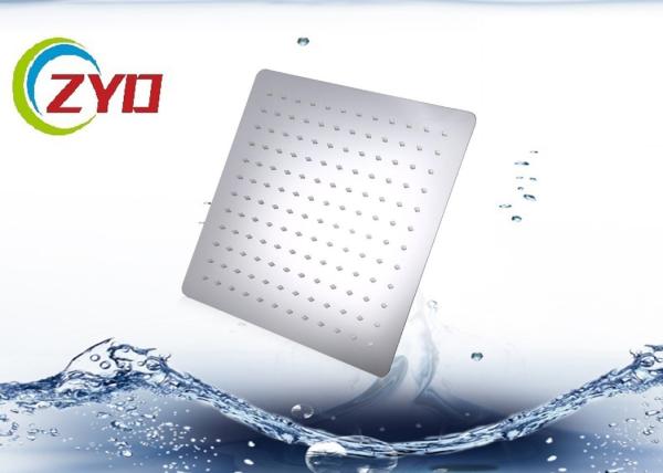 12 Inch Solid Square Ultra Thin Brushed 304 Stainless Steel Waterfall Shower Head