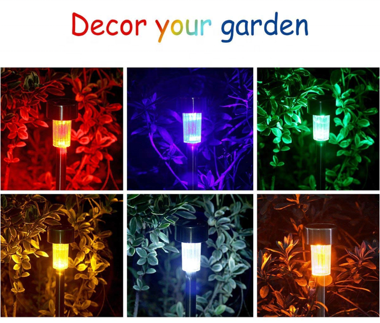 освещение тропы светов IP44 нержавеющей стали 600mAh автоматическое солнечное солнечное на открытом воздухе