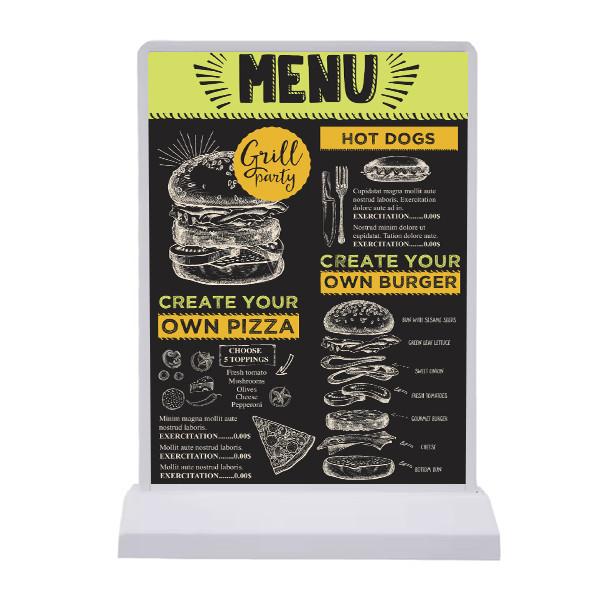 Aluminum Frame Magnetic Ultra-thin LED Poster Light Box Menu Board For Cinema Restaurant