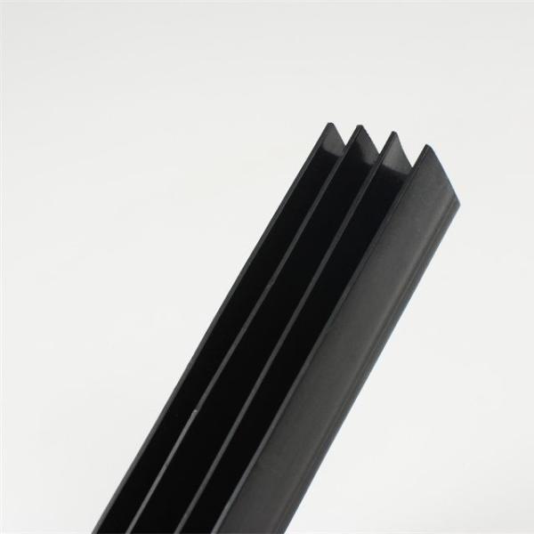 Colorful PVC Grooved Insulation Profile  Plastic Profile Trim Customized