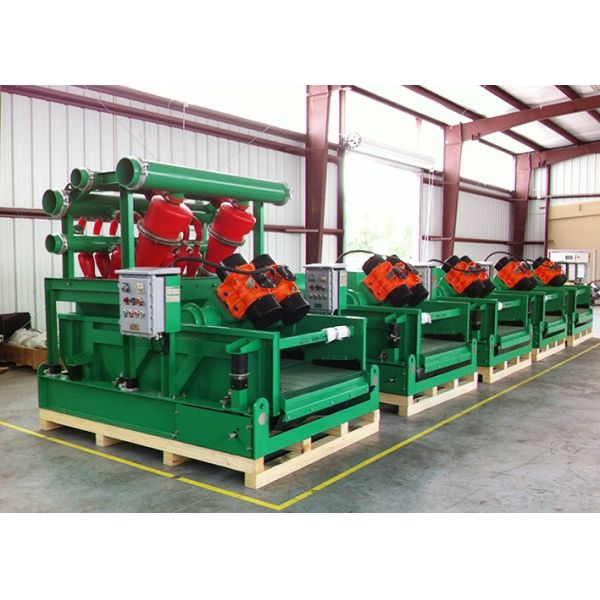 Large Capacity Drilling Mud Cleaner , Second And Third Phase Mud Cleaning Equipment