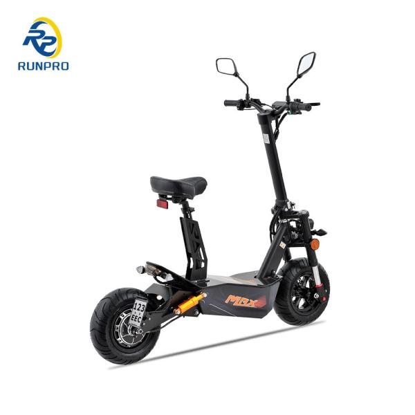 Potente 2000W 3000W Motor sem escova Chain Drive Scooter elétrico para Unisex dobrável