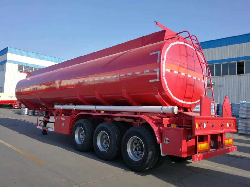 45000-50000 L Три оси Алюминиевого сплава топливные топливные баки прицепа для послепродажного обслуживания