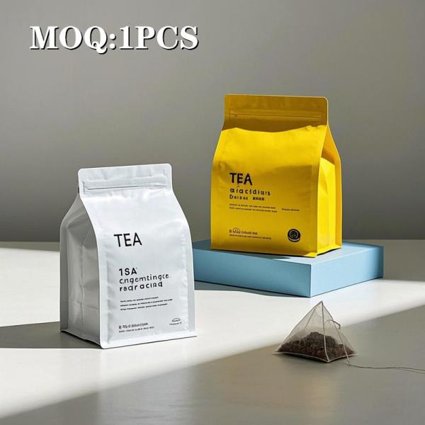 Custom-Made 2.5kg Eight-Side Sealing Flat Bottom Bag With Aluminum Plating And Zipper For Nuts And Snack Foods