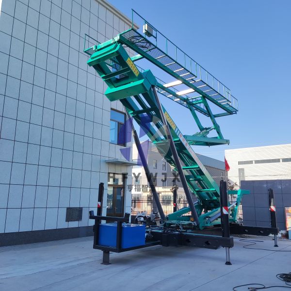 High Altitude Roll Forming Machine Platform with 18.5m Lifting Height 8t Capacity and Hydraulic Driven for Steel Structure Construction