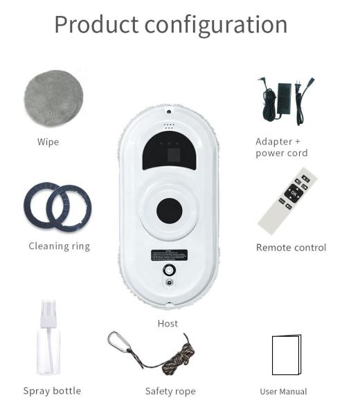 Vente en gros HCR-01A Robot électrique de nettoyage de fenêtres aspirateur avec tension 24V
