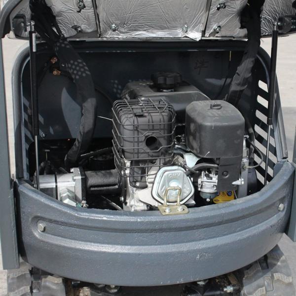 Diesel Engine Powered Mini Crawler Excavator 1000Kg Internal Combustion Drive