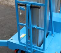 560 kg élévateurs de matériaux verticaux d'aluminium échelle hydraulique 1,5 kW moteur