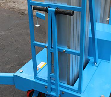 560kg Vertical Material Lifts Aluminium Hydraulic Ladder 1.5kw Motor