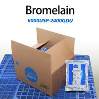 Qualité alimentaire Quercétine et bromélaïne 2400GDU Poudre de bromélaïne numéro CAS 9001-00-7