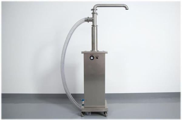 Bomba material vertical de aço inoxidável de transferência do controle pneumático para a pasta ou o líquido