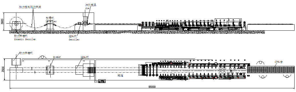 Long Span Cable Tray Machine Cold Forming Machine With PLC Interface