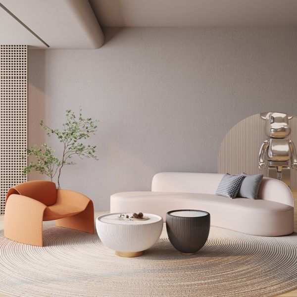 Почтовая упаковка Пятизвездочный отель Лобби Лоунг Диван с бархатной тканью