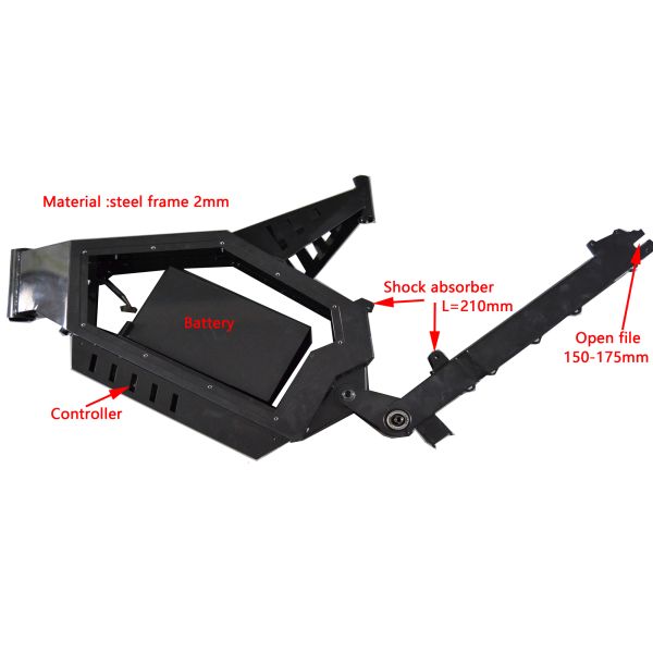 Sandblasting рамка мотоцикла алюминиевого OEM рамки велосипеда 6061 сваривая алюминиевая