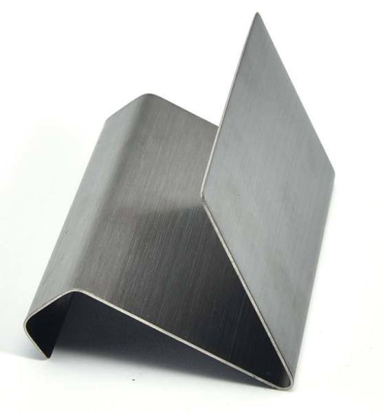 Low Quantity Custom Stainless Steel Name Card Stand Mobile Tray For Hotel and office stand desk tray   S/S.18/8