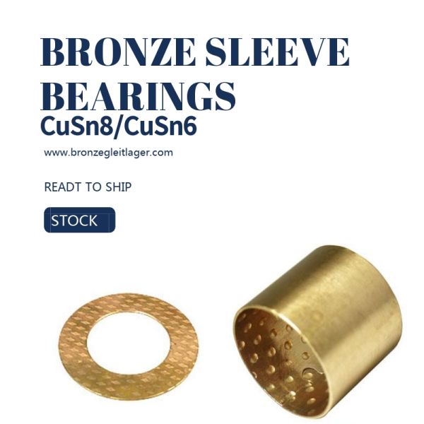 Tin Bronze Din Cusn8 Sleeve Bushings E90 E90F PRM PRMF BMZ FB090 Round Oil Pockets