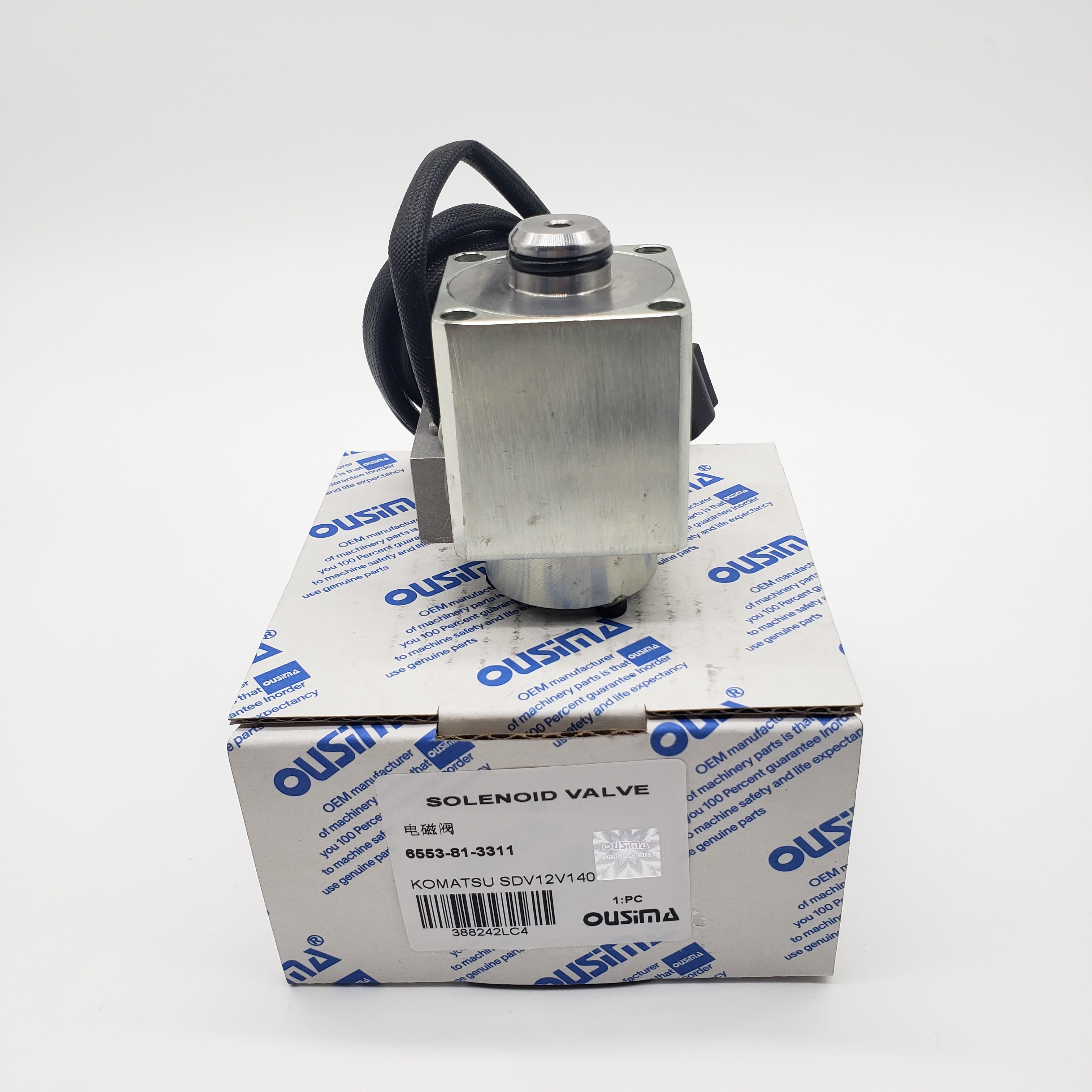 Solenoid Valve 6553-81-3311 for KOMATSU SDV12V140