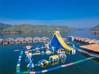 Jeux gonflables de parc aquatique de divertissement pour la piscine