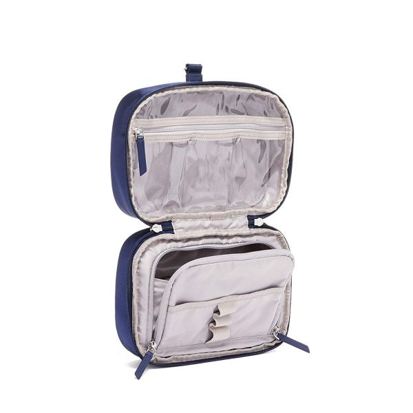 Velvet Overnight Folding Cosmetic Travel Bag Luxury Gym Shaving Kit Promotional