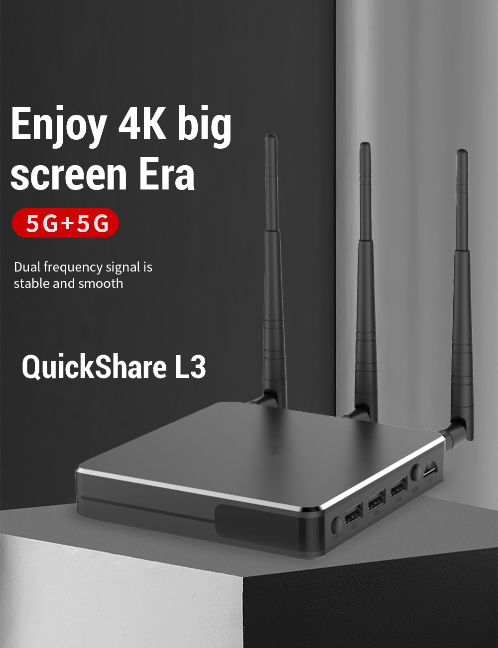 Алюминиевая беспроводная система сотрудничества, донгл Miracast трансляции 30hz