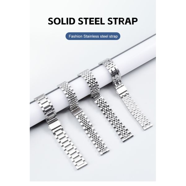 Rainbow Metal Stainless Steel Watch Band