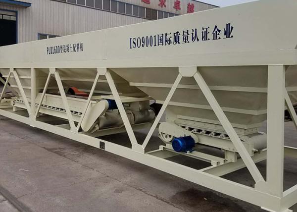 Stationary Concrete Batching Plant With Cement Silos 15 - 200 M3 Per Hour
