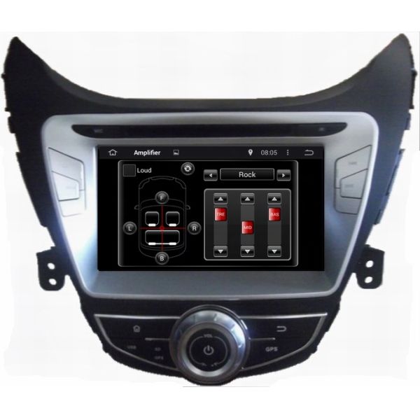 Ouchuangbo Car GPS Navigation DVD Multimedia Kit for Hyundai Elantra 2014 Android 4.4 3G Wifi Bluetooth iPod OCB-8058D