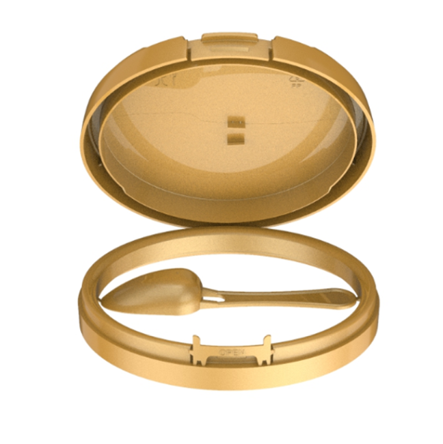 502 Поставка Flip Top молочный порошок может крышку с ложкой для Wyeth клиентов пищевого качества