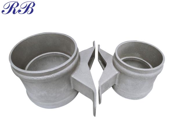 Low Pressure Die Casting Cast Aluminum Gutters 3'' / 4'' Downpipe Round Socket
