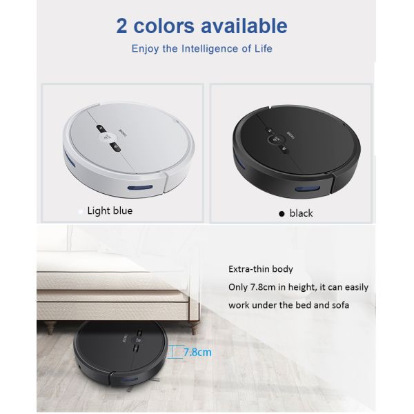 12V Cheaper Automatic Robot Vacuum Cleaner ABS Material With Smart Cleaning Mode