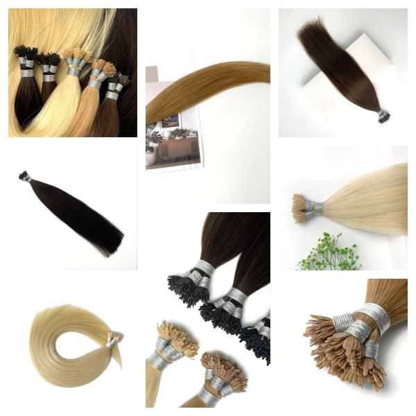 100% Remy Human Double Drawn European Hair Keratin Y Tip Human Hair Extension Perfect