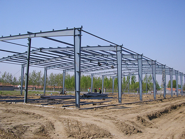 Light Weight Portal Frame Steel Structure Workshop With Various Span