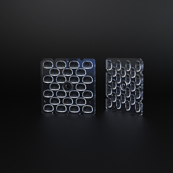 3030 SMD LED Lens Square Shape Design Using PC Material Suitable for Commercial Street Light and LED Module Applications