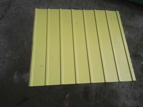 0.3-0.7mm Color Coated Metal Roof Panle Roll Forming Machine With Automatic PLC Control