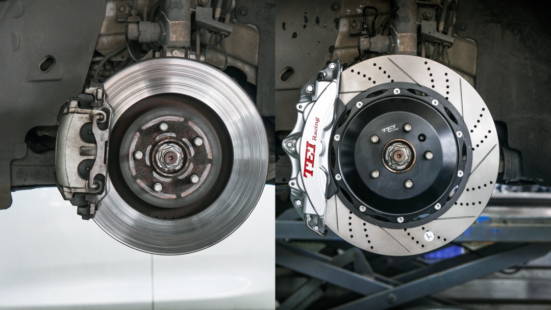 Kit de freno delantero grande 6 calibre de pistón con rotor de 378 * 32 mm sistema de freno automático BBK para Lincoln Continental 19 pulgadas llano de automóvil