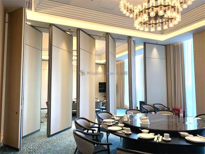 Eco Friendly Sliding Partition Wall Acoustic 80mm Thickness Flexible