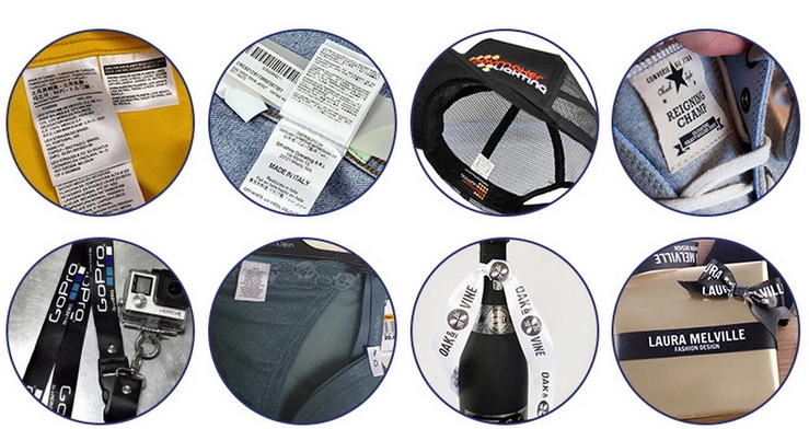 Экран Pantone отрезка сатинировки ультразвуковой печатая ярлыки одежды