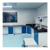 Quintal de banco de parede de laboratório de canto com mesa de resina epóxi Alta durabilidade