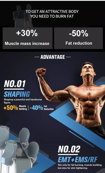 Fin de support d'abdomen EMShapeant la construction mince de bout de muscle de machine pour le nova rf de salon