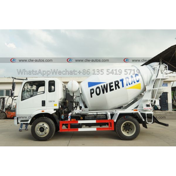 YUCHAI Diesel Engine 4m3 5m3 Cement Concrete Mixer Truck