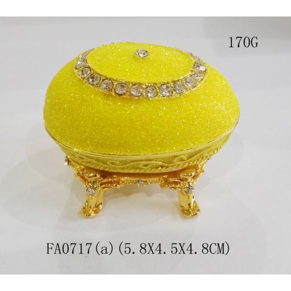 Easter egg jewelry box metal Easter egg jewelry boxes